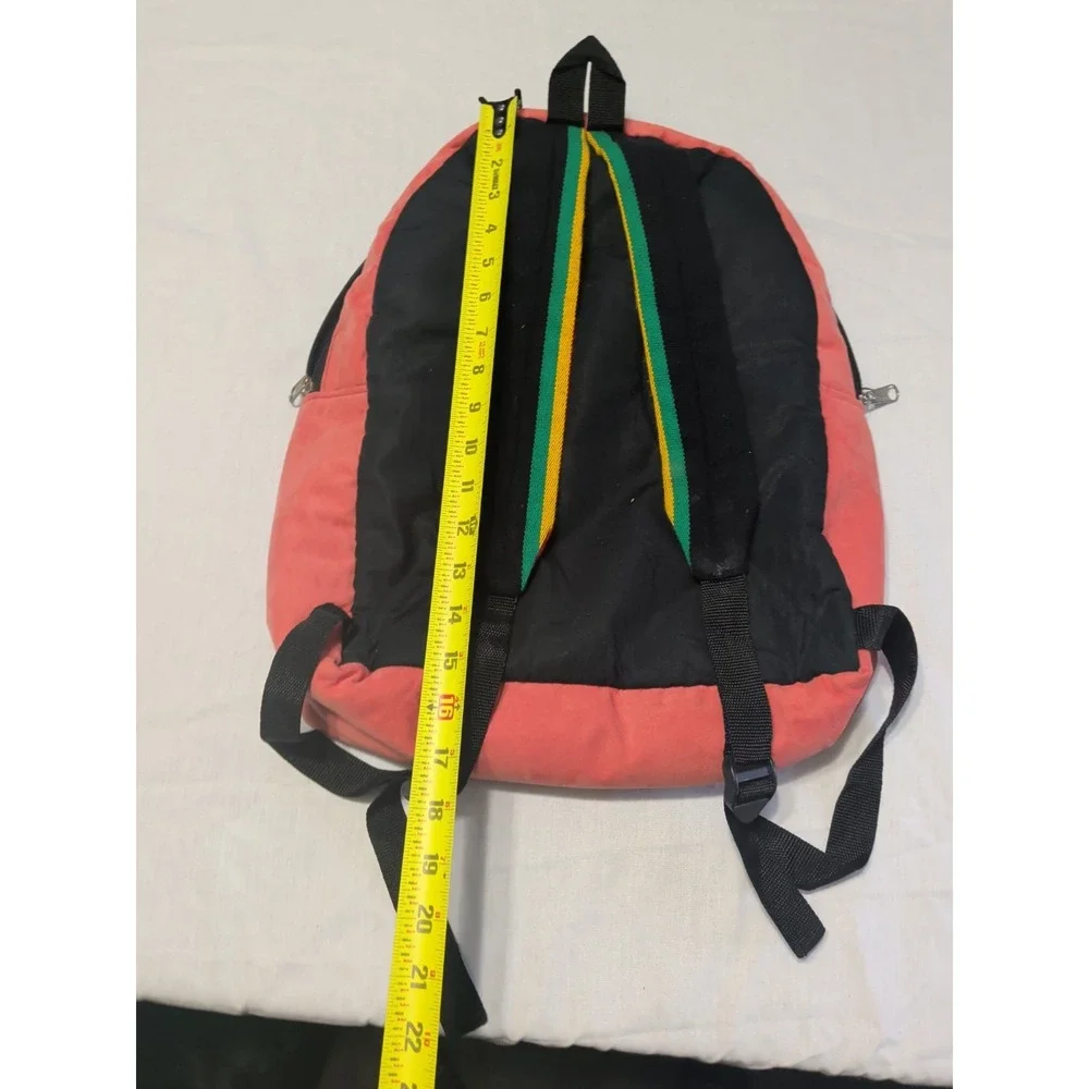Bob Marley One Love Rasta Backpack Bahamas Reggae Screenprinted Travel Bag